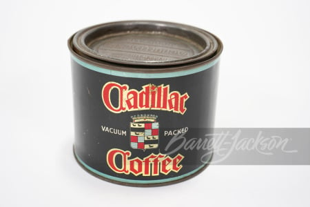 1920S CADILLAC COFFEE TIN