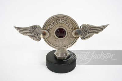 LATE 1920S THERMOLITE LIGHTED WINGED HOOD MASCOT