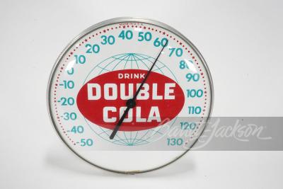 LATE 1950S-EARLY '60S DOUBLE-COLA THERMOMETER