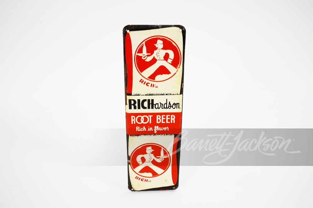 1940S-50S RICHARDSON ROOT BEER TIN SIGN