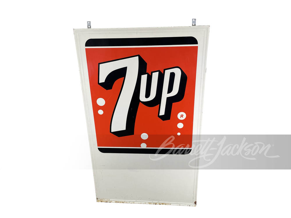 1964 7UP SODA TIN SIGN