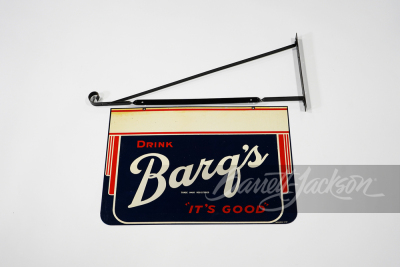 1947 BARQ'S ROOT BEER TIN SIGN - 2