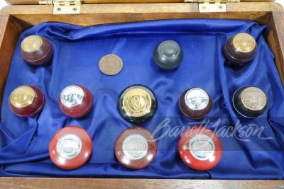 DISPLAY BOX OF 11 1934-35 FORD PROGRESS GEAR SHIFT COMMEMORATIVE KNOBS - 2