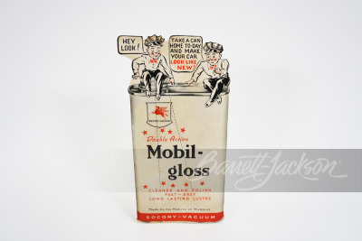 1940S MOBIL-GLOSS CARDBOARD DISPLAY