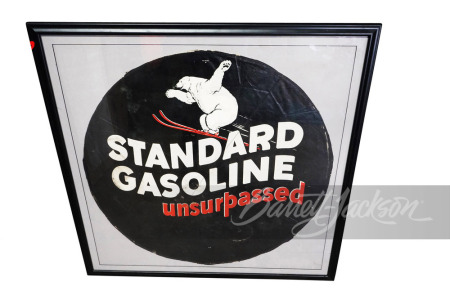 CIRCA LATE 1920S-EARLY '30S STANDARD GASOLINE SPARE TIRE COVER