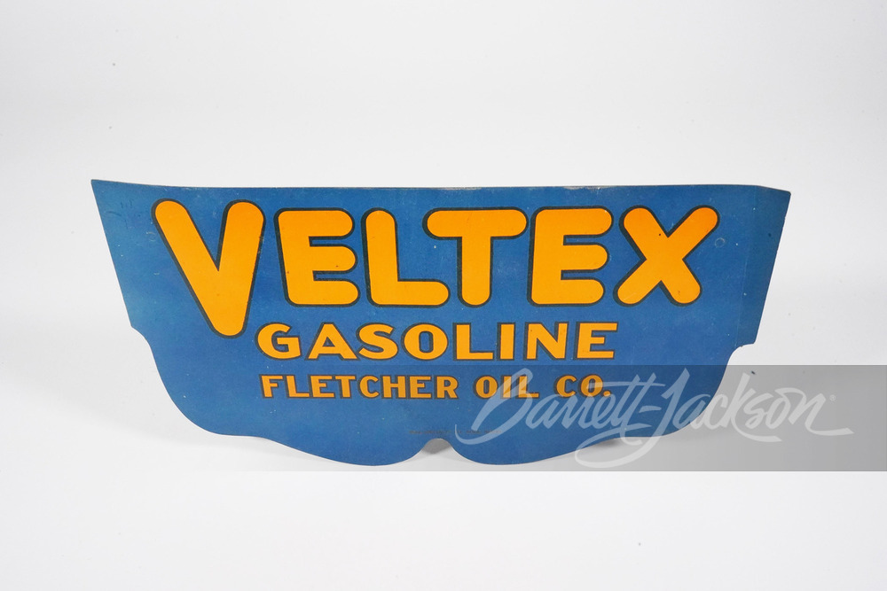 1920S VELTEX GASOLINE CARDBOARD RADIATOR WIND PROTECTOR