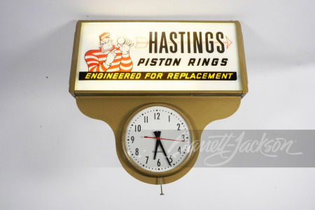 1940S HASTINGS PISTON RINGS RESTORED CLOCK