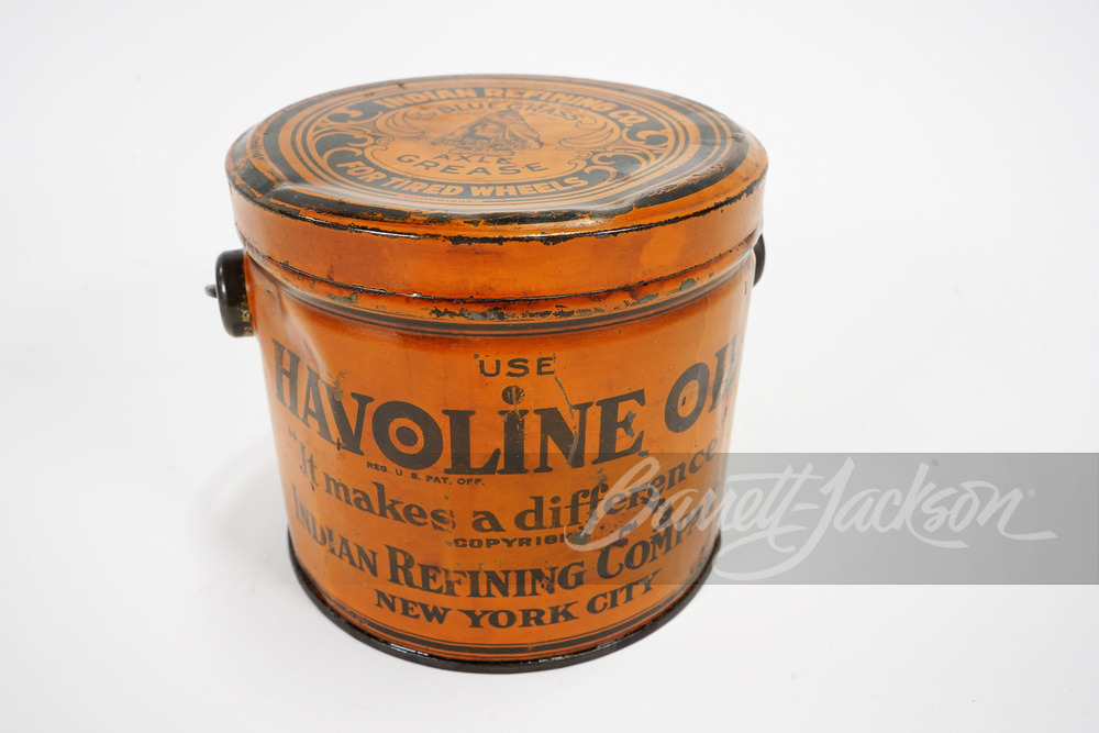 EARLY INDIAN REFINING COMPANY HAVOLINE OIL TIN