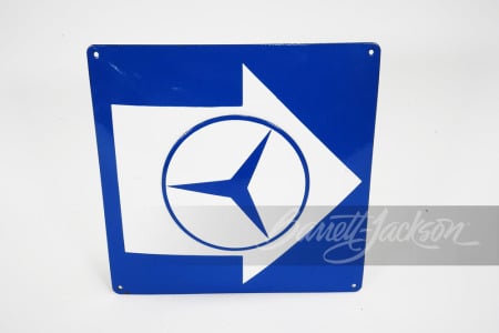 CIRCA 1960S MERCEDES-BENZ SERVICE PORCELAIN SIGN