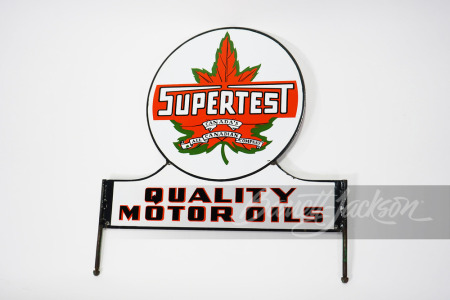 1930S SUPERTEST MOTOR OIL PORCELAIN SIGN