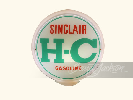 1950S H-C SINCLAIR GASOLINE GAS PUMP GLOBE