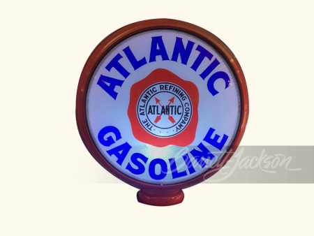 CIRCA 1927 ATLANTIC GASOLINE GAS PUMP GLOBE