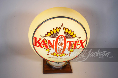 1930S KAN-O-TEX GASOLINE GAS PUMP GLOBE - 2