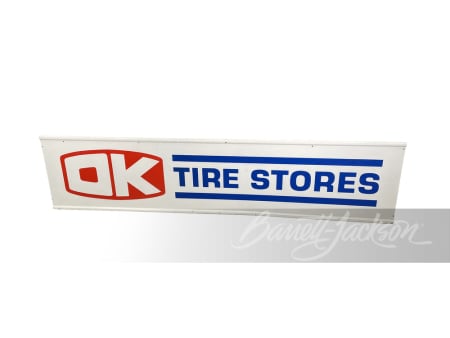 OK TIRE STORES TIN SIGN