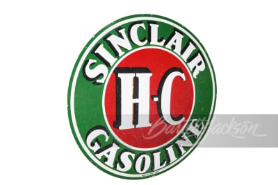 1957 HC SINCLAIR GASOLINE PORCELAIN SIGN - 2