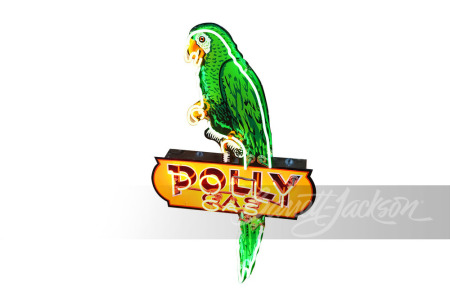 REPRODUCTION POLLY OIL NEON TIN SIGN