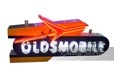 OLDSMOBILE NEON PORCELAIN SIGN