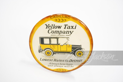 1920S DETROIT YELLOW TAXI COMPANY POCKET MIRROR