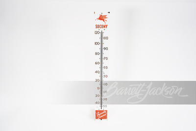 1930S SOCONY OIL PORCELAIN THERMOMETER