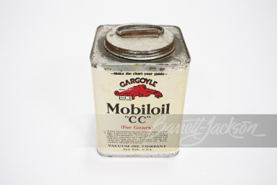 1920S GARGOYLE MOBILOIL "CC" TIN