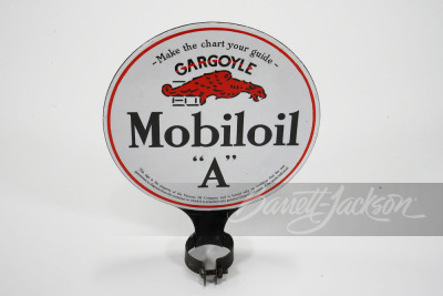 1920S GARGOYLE MOBILOIL "A" PORCELAIN LUBESTER SIGN - 2