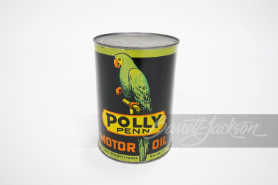 1930S POLLY PENN MOTOR OIL METAL QUART CAN