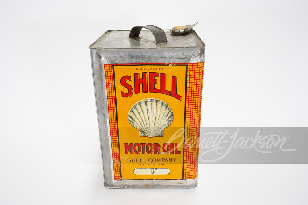 1920S SHELL ROXANNA MOTOR OIL TIN