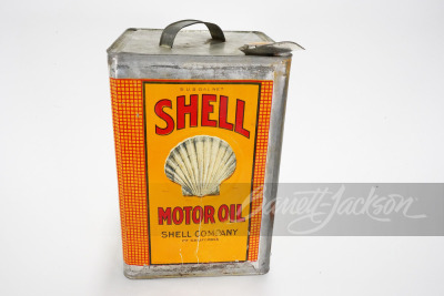 1920S SHELL ROXANNA MOTOR OIL TIN - 2