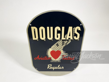 1940S DOUGLAS TIN SIGN