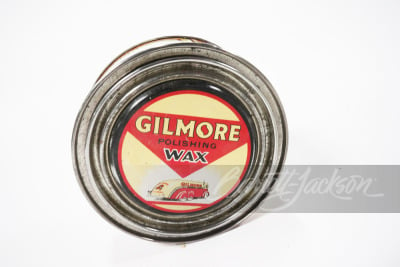 1930S GILMORE POLISHING WAX TIN - 2