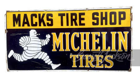 LATE 1920S-EARLY '30S MICHELIN TIRES PORCELAIN SIGN