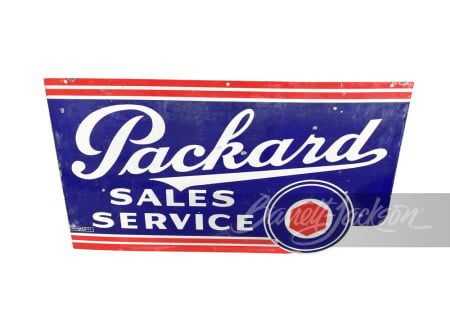 1940S PACKARD SALES-SERVICE PORCELAIN SIGN