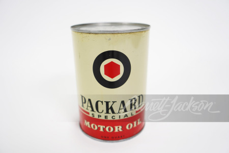 1940S PACKARD SPECIAL MOTOR OIL METAL CAN