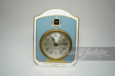 1926 PACKARD MASTER SALESMAN AWARD DESK CLOCK