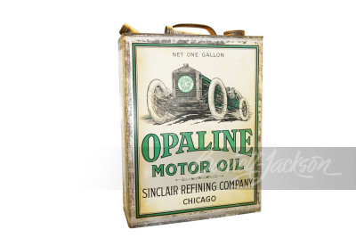 1920S SINCLAIR OPALINE MOTOR OIL 1-GALLON TIN