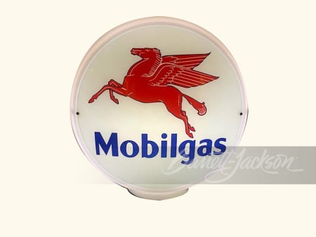 CIRCA 1940S MOBILGAS GAS PUMP GLOBE