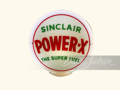 CIRCA LATE 1930S-EARLY 40S SINCLAIR POWER-X GASOLINE GAS PUMP GLOBE