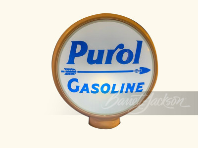 LATE 1920S PUROL GASOLINE GAS PUMP GLOBE