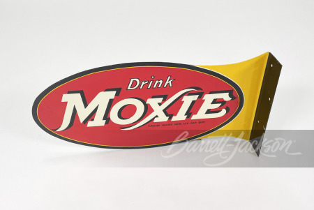 1930S MOXIE SODA TIN SIGN