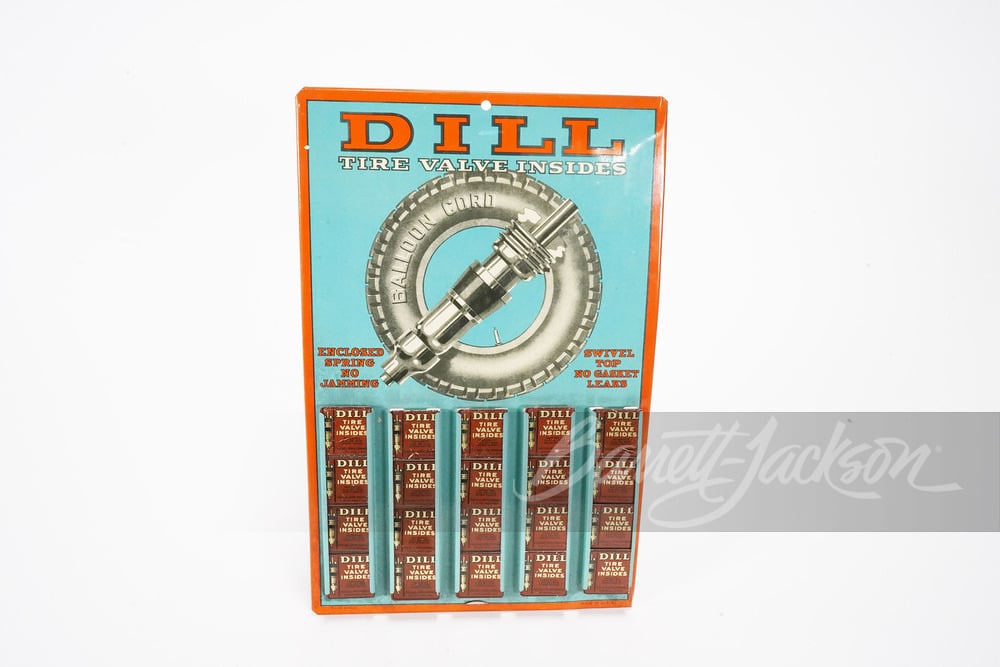 LATE 1920S DILL TIRE VALVE DISPLAY