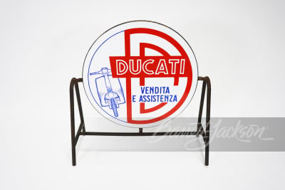 1950S-60S DUCATI SCOOTERS PORCELAIN SIGN