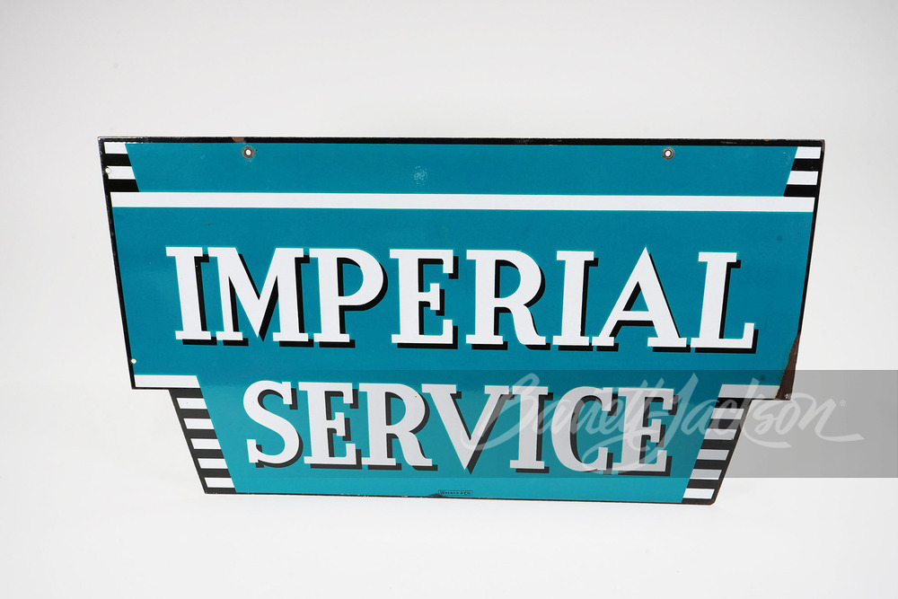 1950S CHRYSLER IMPERIAL PORCELAIN SIGN