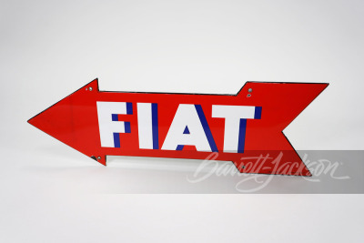 1950S FIAT AUTOMOBILES PORCELAIN SIGN