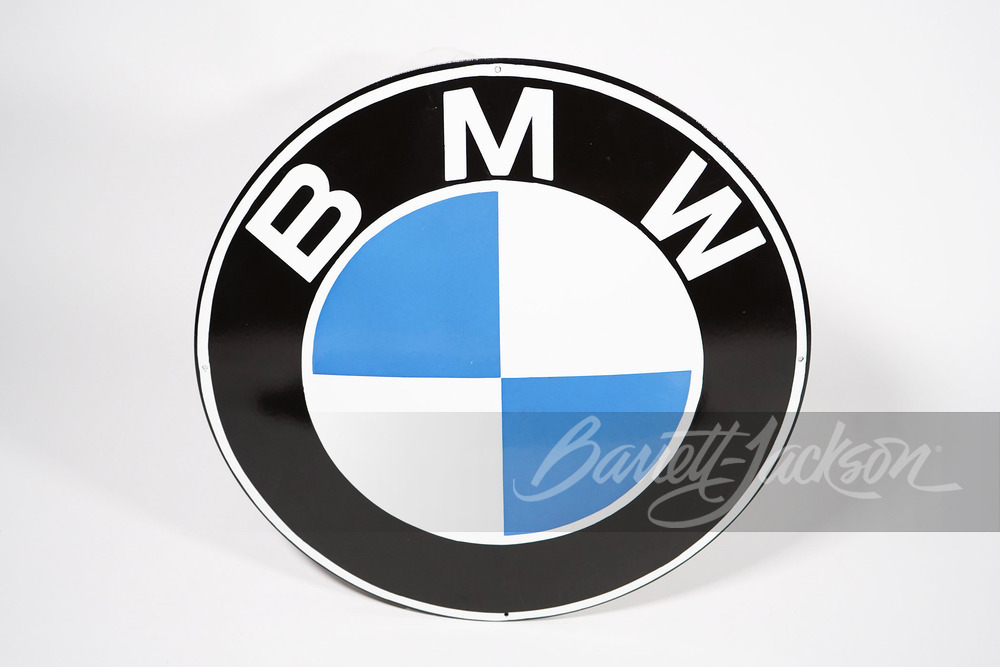 1960S BMW AUTOMOBILES PORCELAIN SIGN