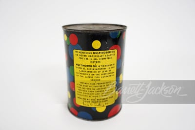 1938 EARL C. ANTHONY PACKARD MULTIMOTOR OIL METAL CAN - 2