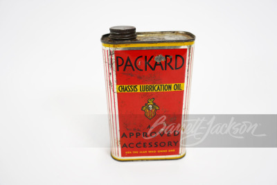 1930S PACKARD CHASSIS LUBRICATION OIL TIN - 2