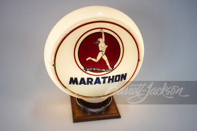 1940S MARATHON OIL GAS PUMP GLOBE - 2