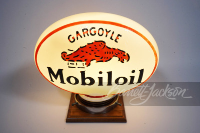 CIRCA 1920S-30S GARGOYLE MOBILOIL CABINET GLOBE - 2