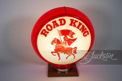 CIRCA 1940S ROAD KING GASOLINE GAS PUMP GLOBE - 2