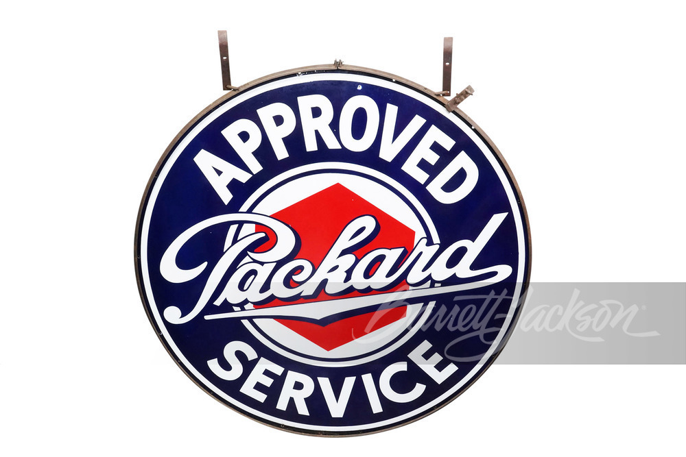 1930S-40S PACKARD AUTOMOBILES PORCELAIN SIGN